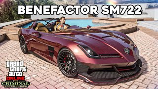 Unreleased Benefactor SM722 Customization & Test | The Criminal Enterprises DLC - GTA 5 Online by Redd500 1,402 views 1 year ago 8 minutes, 23 seconds