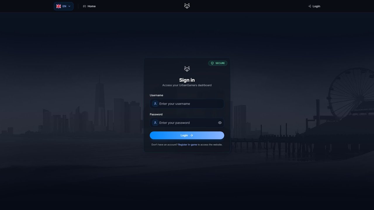 [MTA:SA | FiveM | SAMP] UCP – User Control Panel Website