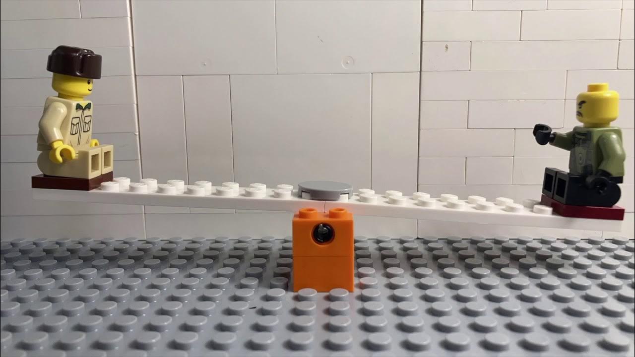 Lego Seesaw Fail Stop Motion BiM Animation Challenge Teeter Totter