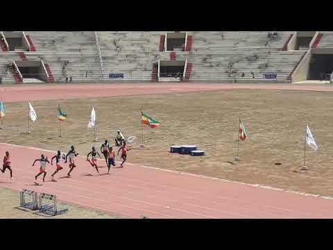 Champion Of Ethiopia Mans 100m Final Winner Is Lechewu