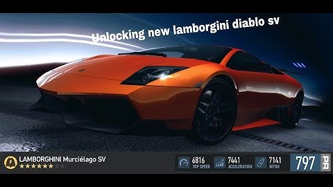 NFS NO LIMITS | New lamborgini diablo sv unlock