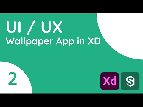 Wallpaper App Design | Login Screen Design | Adobe XD Design
