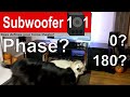 Subwoofer phase setting which is best 0 180 subwoofer setup tip