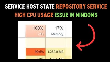 How to Fix Service Host State Repository Service High CPU Usage Issue in Windows 11