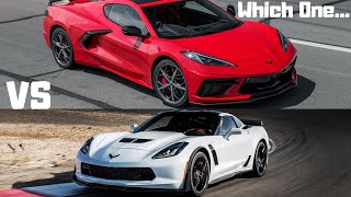 2020 Corvette C8 VS C7 Z06: Which is Better for YOU! *Mid Engine Corvette*