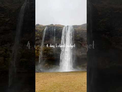 4 day Iceland budget ???????? #iceland #travel #icelandbudget #travelvlog #europetravel