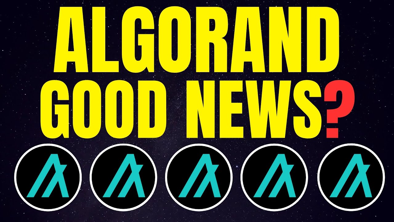 Algorand: Good News? | Algorand ALGO Price Prediction - YouTube