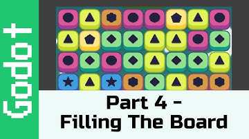 Part 4: Filling the board - Make a game like Candy Crush using Godot