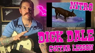 Video thumbnail of "Dick Dale - Nitro - Guitar Lesson - Gretsch Rat Rod - Fender Reverb Tank"