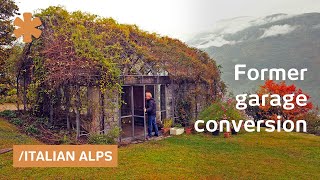 On turning a former Alpine garage into an elegant modern cabin
