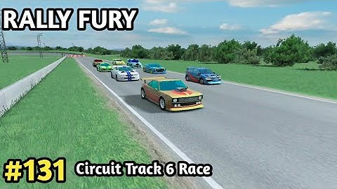 Rally Fury Circuit Track 6 Race For First Place | Rally Fury Thunder Car Draving #131