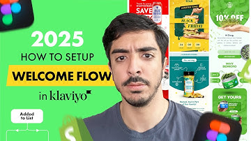 How to Set Up Welcome Flow in Klaviyo | Beginner Tutorial email marketing course