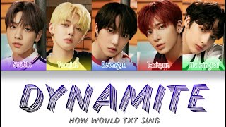 How Would TXT Sing “Dynamite” by BTS Resimi