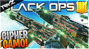 NEW "CIPHER REACTIVE CAMO" ON EVERY WEAPON! NEW CIPHER SPECIAL ORDER CAMO UNLOCKED (Black Ops 4)