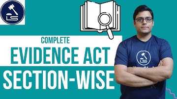 Evidence Act 16 (Sections 34-38) I Telegram Link in Description