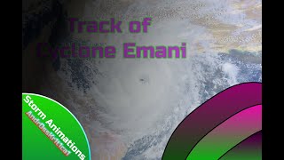 Track of Hypothetical Cyclone Emani