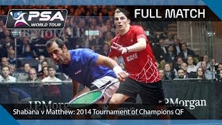 Squash: Full Match - 2014 Tournament of Champions  - Shabana v Matthew screenshot 4