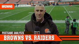 Browns vs. Raiders Postgame Analysis | Cleveland Browns