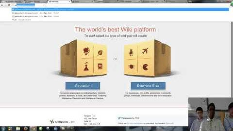 Wikispaces First Step