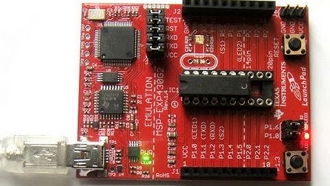 MSP430G2553 Launchpad LED Blinking Tutorial
