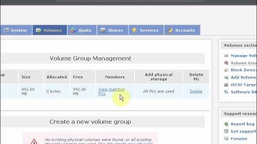 OpenFiler iSCSI target