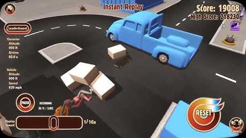 Turbo Dismount replay: 93400 points on Missing Delivery! #turbodismount