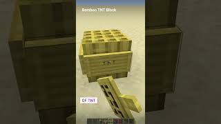 Bamboo TNT Block Tutorial 💣 [Minecraft 1.20]