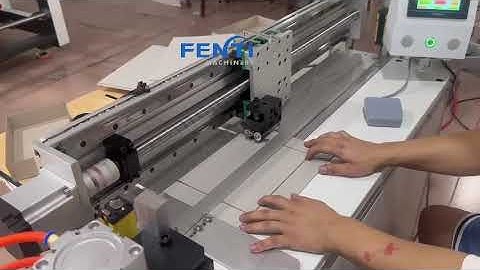 Sample Cardboard V  Grooving  V slotting Machine