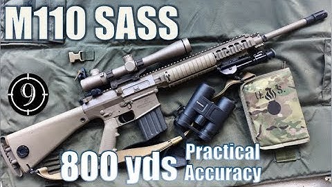 M110 SASS to 800yds: Practical Accuracy (Leupold Mk4, US Sniper Rifle)