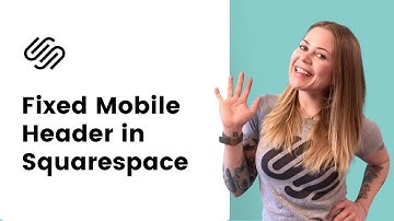 How to create a fixed mobile header in Squarespace // Squarespace Fixed Header Mobile Only