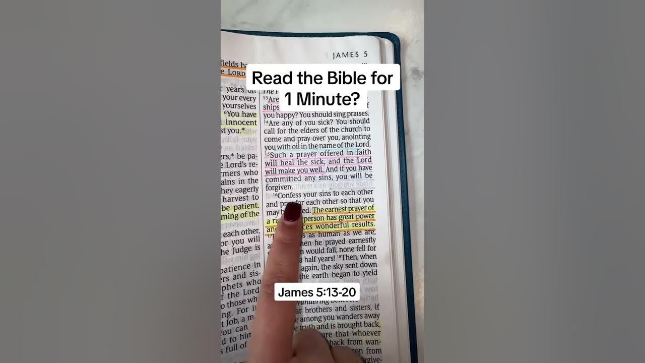 π₯ Powerful Prayer and Healing in James 5:13-20 π₯ Powerful Prayer and Healing in James 5:13-20