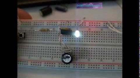 Led fade in out - a dissolvenza - NPN transistor + schema