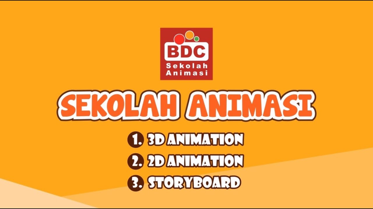 Kursus Animasi 3D 2D Storyboard Untuk Siswa SMK Dan Mahasiswa