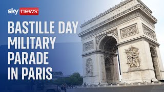 Bastille Day military parade in France