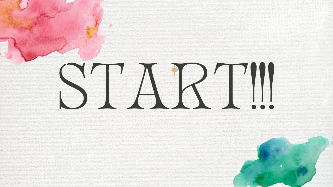 Just Start! (Watch Until The End For A Bonus Dream That Will Absolutely Bless You)