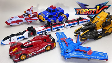 【合体のみ】６機合体 マスターＶ  tobot combine Master-V 6단 합체 마스터 V 　또봇V