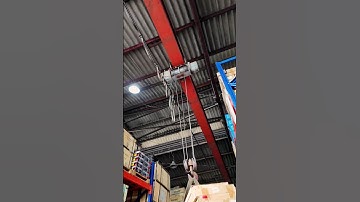 Ứng dụng pa lăng kết hợp với cầu trục trong vận chuyển hàng hoá  #lachong  #mayxaydung #shots