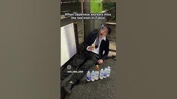When Japanese workers miss their last train in Tokyo