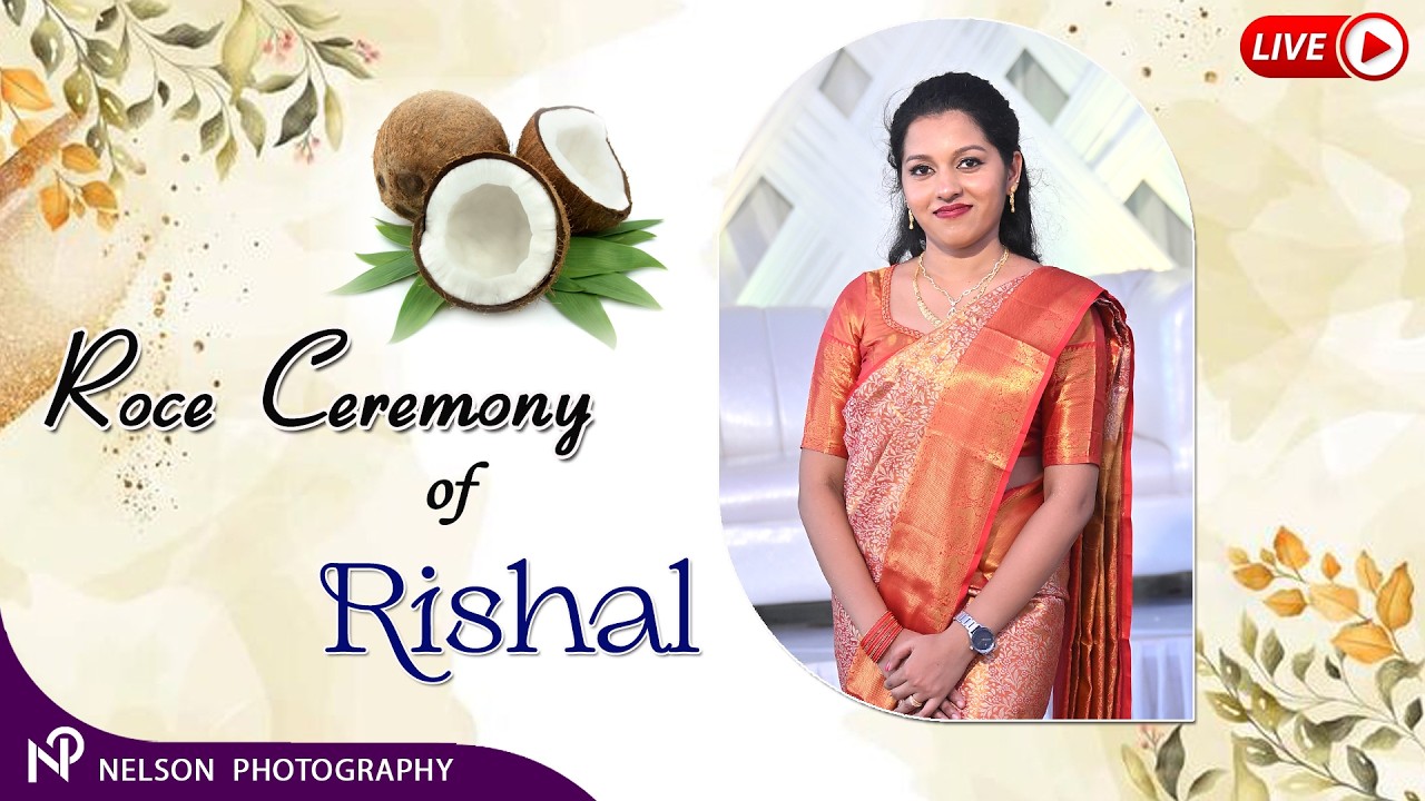 Tanee Rishal Roce Ceremony of RISHAL watch LIVE by #NelsonPhotographyMangalore - YouTube