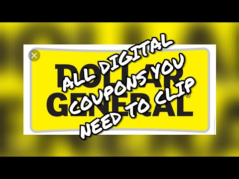 DOLLAR GENERAL BEST DEALS & ALL DIGITAL COUPONS YOU MUST CLIP NOW