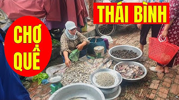 Cảnh Chợ Quê Nhà Thái Bình
