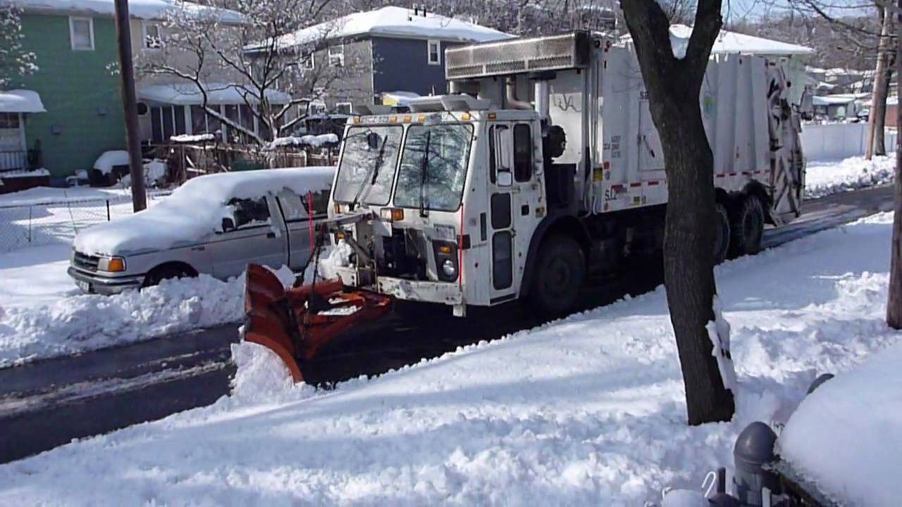 NYC Sanitation snow plow YouTube