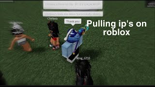 Pulling peoples IP's on ROBLOX