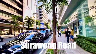 Afternoon Walk Surawong Road | Bang Rak Bangkok Thailand