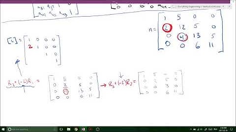 LU Decomposition using Gaussian Elimination - Applied Numerical Methods