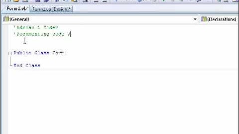 Learning VB.NET (Visual Basics) tutorial 16 - Proper documentation for your program