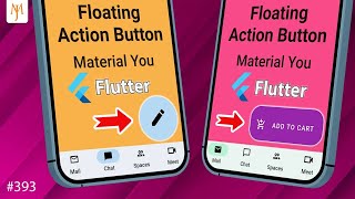 Flutter Tutorial - Material You Floating Action Buttons | Extended FAB, Large FAB, Small FAB screenshot 2