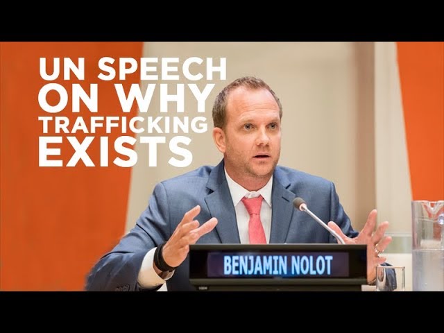 Benjamin Nolot Exposes Roots of Trafficking before UN - YouTube