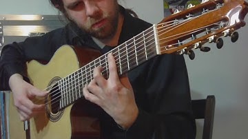 Improvised 8-String Madness - Ibanez G208 classical