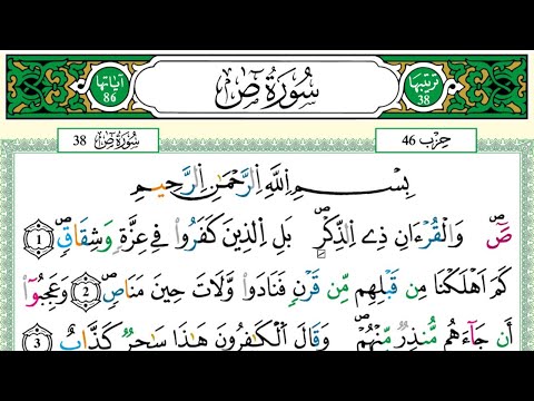 سورة ص الشيخ محمد مقاتلي الإبراهيمي برواية ورش عن نافع تلاوة عذبة مصحف مرتل 